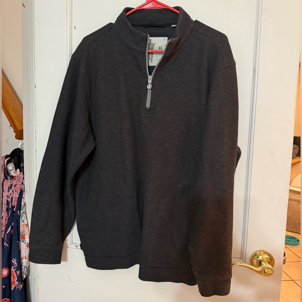 Linksoul Gray Golf Quarter Zip